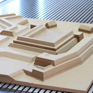 Frezowanie makiety MDF Frezowanie makiety MDF